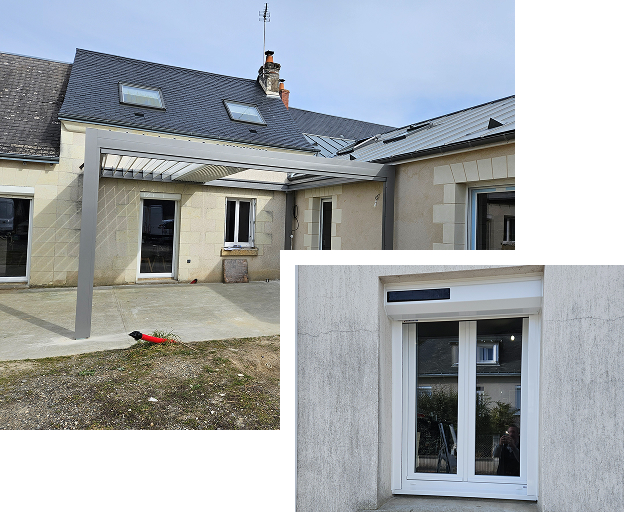 pose de fenetres à Esvres près de Tours en Indre-et-Loire 37